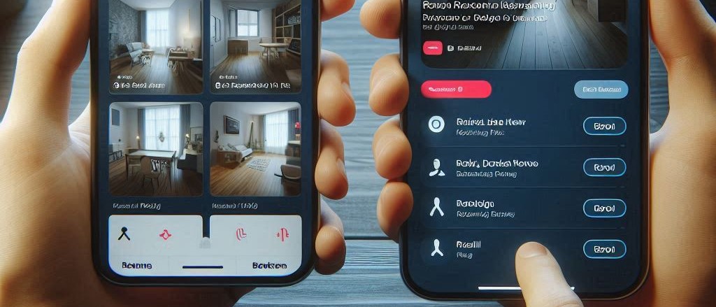 Algorithm and UI for Room Renting App